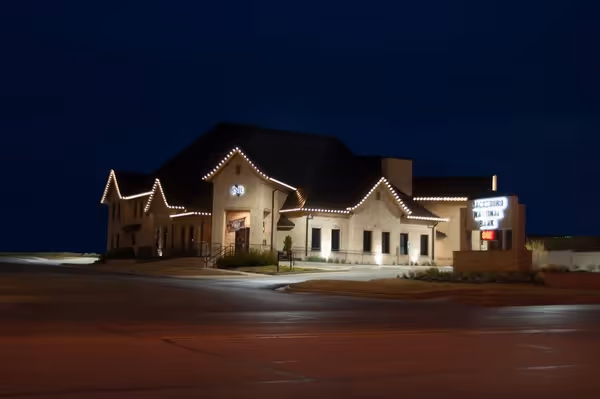North Texas Christmas Lights Installed Jacksboro National Bank