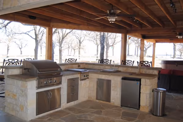 North Texas Outdoor Construction Kitchens 238