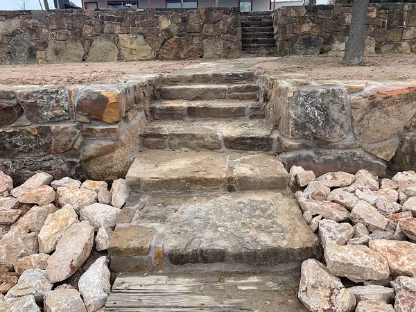 North Texas Outdoor Construction Steps 183