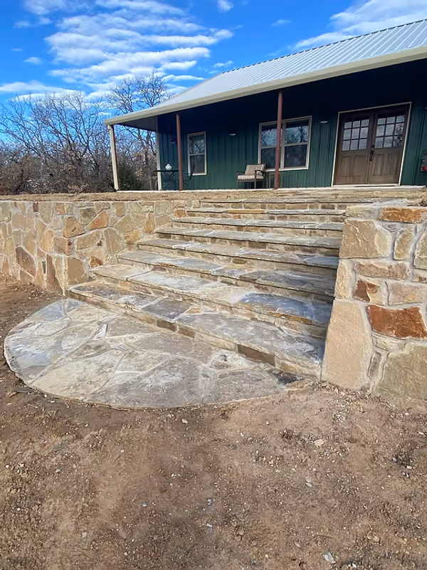 North Texas Outdoor Construction Steps182
