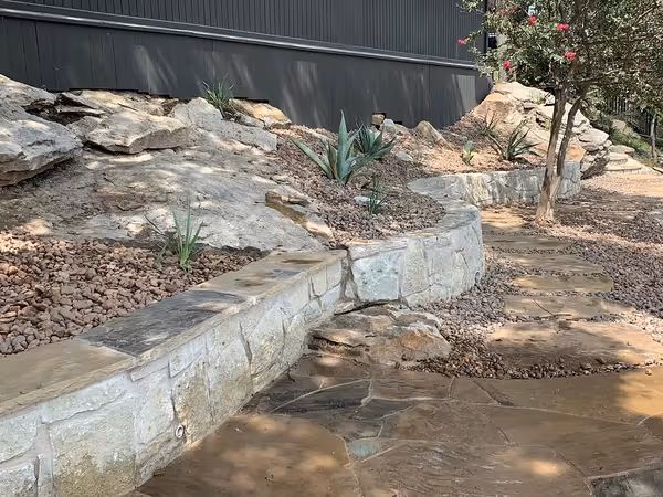 North Texas Outdoor Construction Walls 038