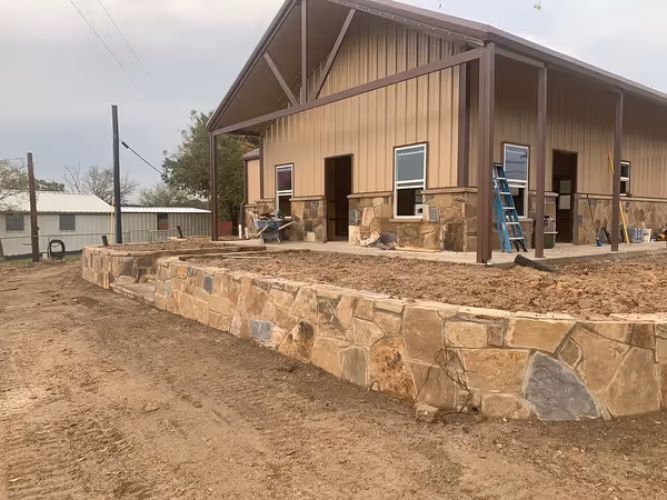 North Texas Outdoor Construction Walls 059