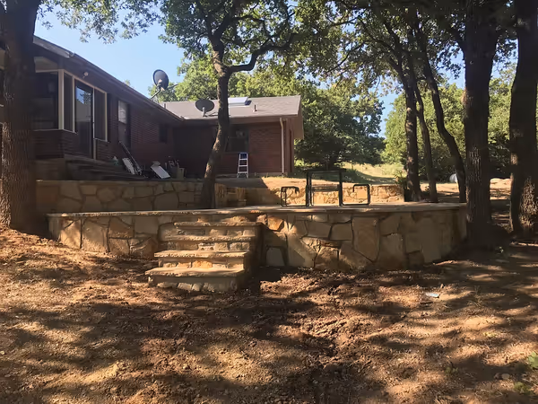 North Texas Outdoor Construction Walls 105